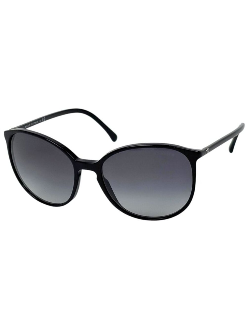 Chanel Sunglasses CC Logo Acetate Black Eyewear